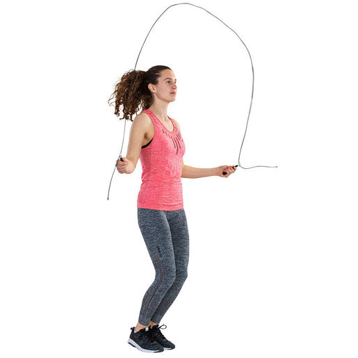 Tunturi vijača od čelika, podesive duljine, crna