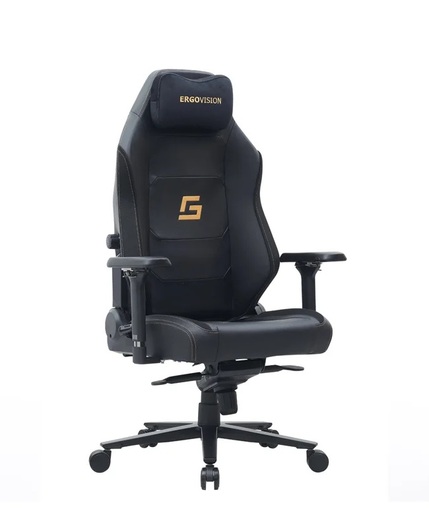 Ergovision Throne XL 02PU, gaming stolica, crna