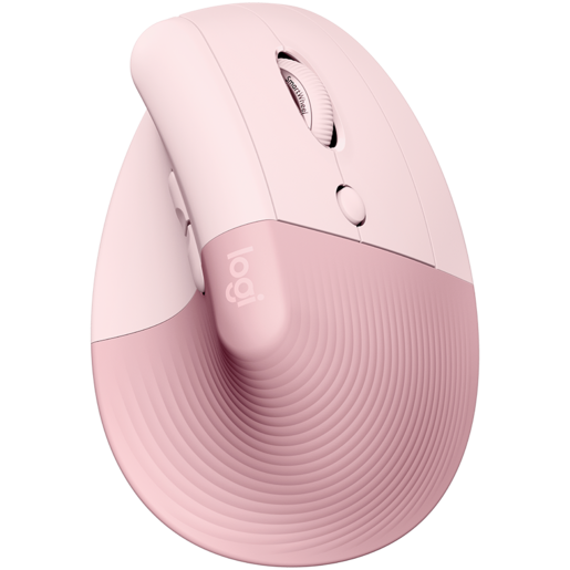 Logitech Lift Vertical Ergonomic, optički miš, Bluetooth, rozi (910-006478)
