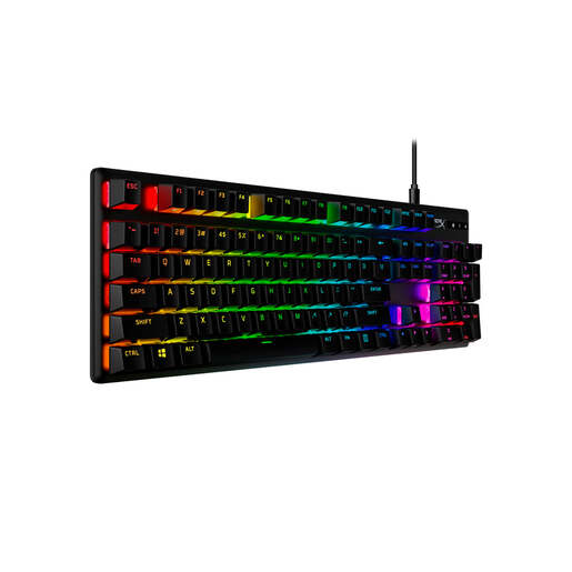 HyperX Alloy Origins PBT, gaming tipkovnica, mehanička, Red Switch (639N3AA#ABA)