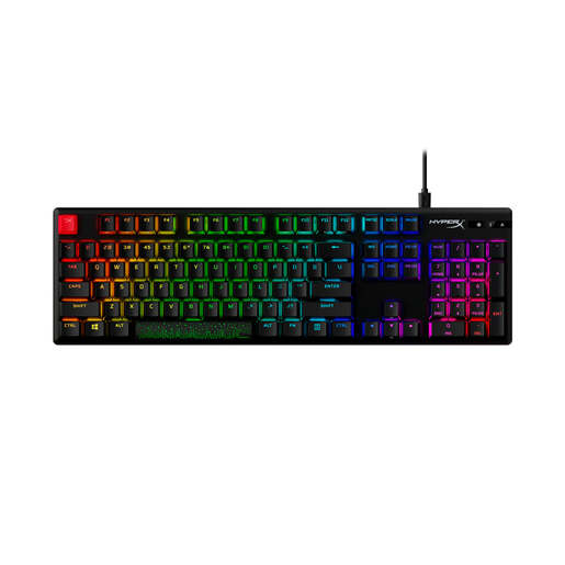 HyperX Alloy Origins PBT, gaming tipkovnica, mehanička, Red Switch (639N3AA#ABA)