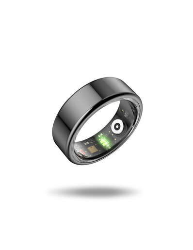 KSIX pametni prsten Saturn, veličina XS, crni