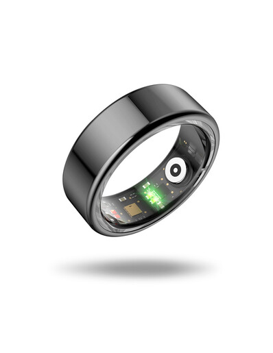 KSIX pametni prsten Saturn, veličina XL, crni