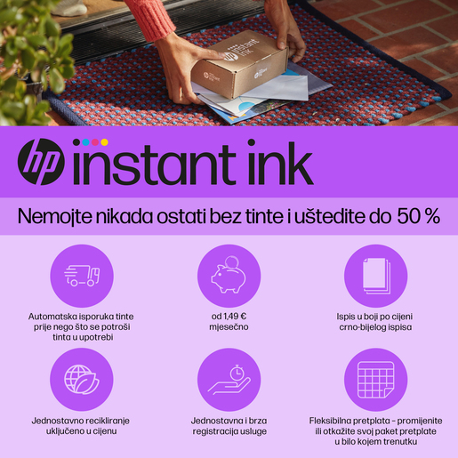 HP ENVY 6120e multifunkcijski inkjet pisač, Wireless, 714L8B, Instant Ink