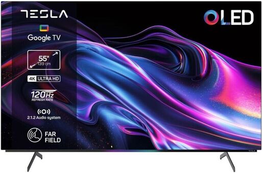 Tesla 55" OLED TV O55S949GUS, 4K UHD, Google Smart TV, Dolby Vision