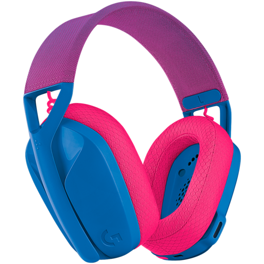 Logitech G435 Lightspeed, bežične gaming slušalice, plave (981-001062)