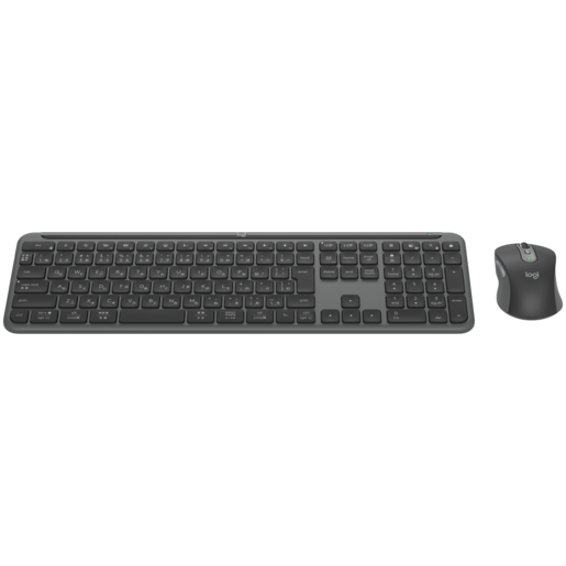 Logitech MK950 Signature Slim Combo, bežična tipkovnica + miš, siva (920-012490)