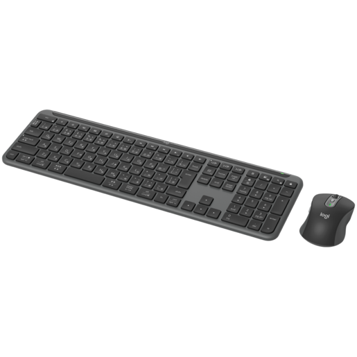 Logitech MK950 Signature Slim Combo, bežična tipkovnica + miš, siva (920-012490)