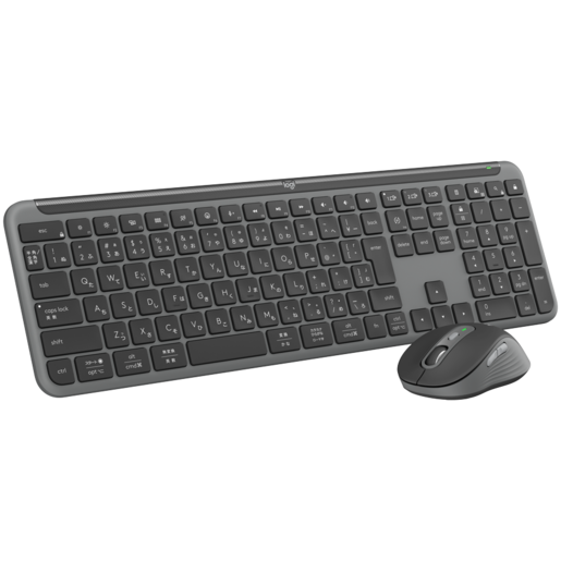 Logitech MK950 Signature Slim Combo, bežična tipkovnica + miš, siva (920-012490)
