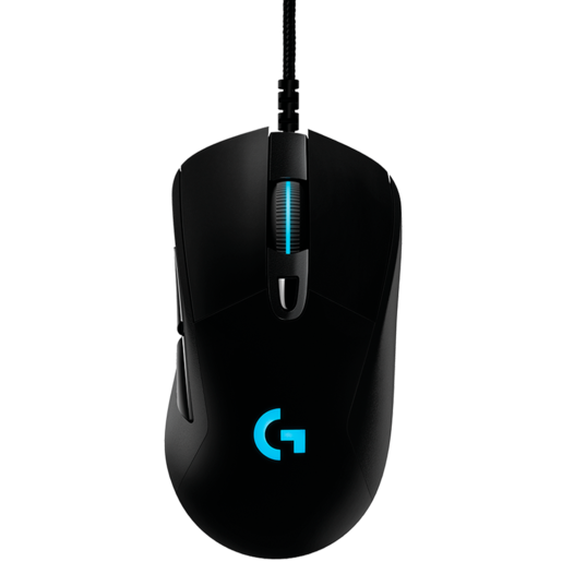 Logitech Gaming G403 Hero, žični miš, optički, 25600dpi, crni, USB (910-005632)