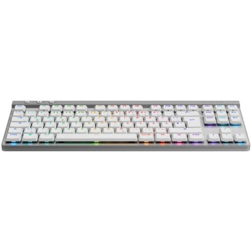 Logitech G515 Lightspeed TKL, mehanička tipkovnica, bežična, RGB, Tactile switch, bijela (920-012539)