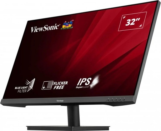 ViewSonic Monitor VA3209-2K-MHD, IPS, QHD, 75Hz, 4ms, HDMI, DP, zvučnici