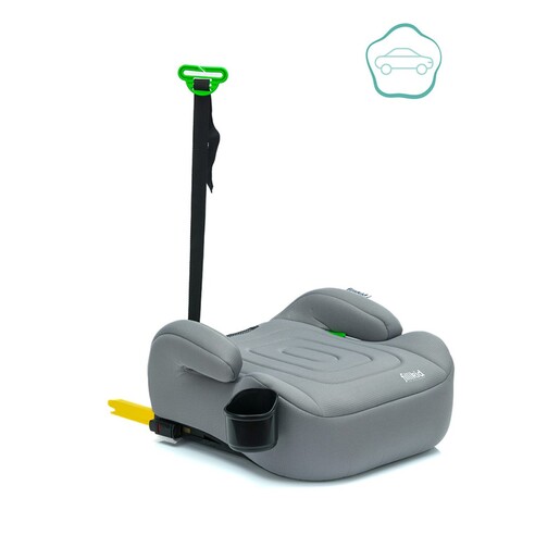 Fillikid Flip Deluxe booster sjedalo, Isofix, i-size, siva
