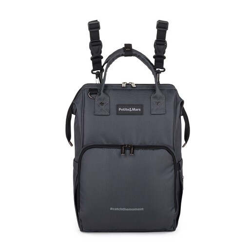 PETITE&MARS torba za pelene Jack, Ultimate Grey