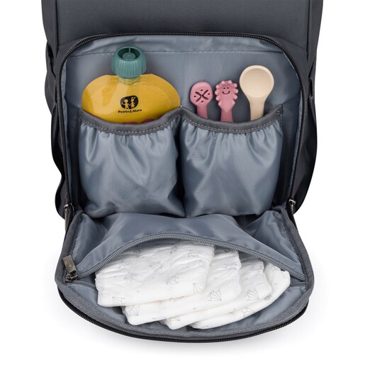 PETITE&MARS torba za pelene Jack, Ultimate Grey