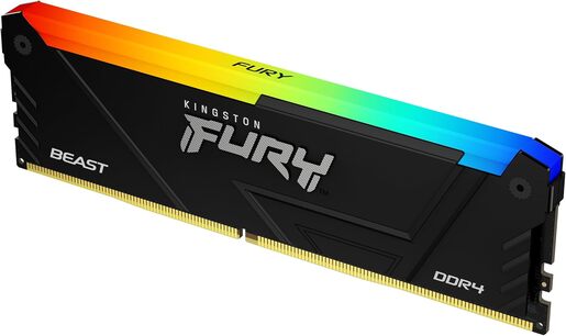 Memorija Kingston 8GB DDR4 3200MHz, FURY Beast RGB, DIMM (KF432C16BB2A/8)