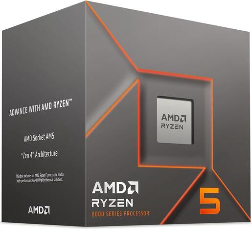 Procesor AMD Ryzen™ 5 8400F 4.2/4.7GHz, 6C/12T, AM5 (100-100001591BOX)