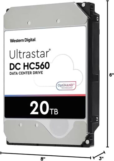Tvrdi disk 20 TB Western Digital HGST ULTRASTAR DC HC560 3.5" (WUH722020BLE6L4)