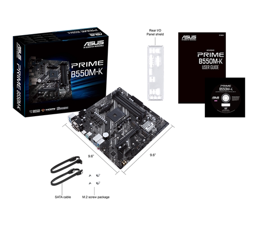 Matična ploča Asus PRIME B550M-K, AMD B550, AM4, mATX