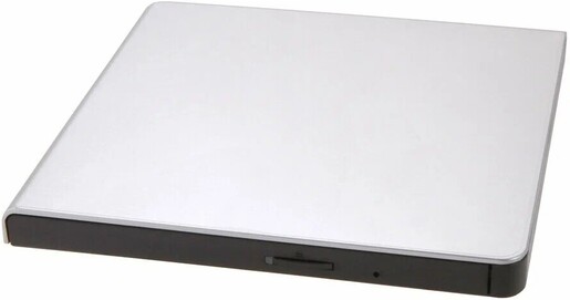 Eksterni optički uređaj Hitachi-LG Slim GP57, DVD±RW, Srebrni, USB 2.0 (GP57ES40.AHLE10B)