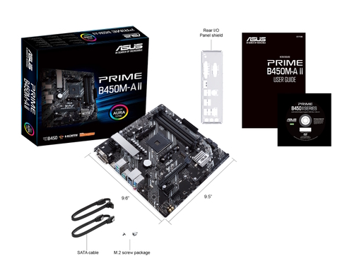 Matična ploča Asus PRIME B450M-A II, AMD B450, AM4, mATX
