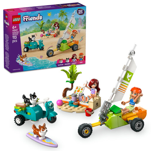 LEGO® Friends Pustolovina na skuteru sa psima surferima 42641