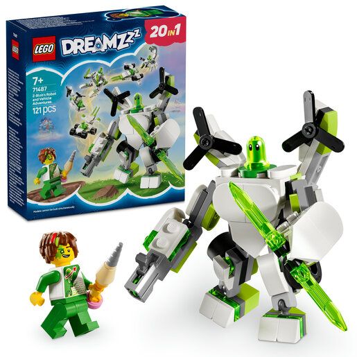 LEGO® DREAMZzz Pustolovine s robotima i vozilima iz Z-Bloba 71487