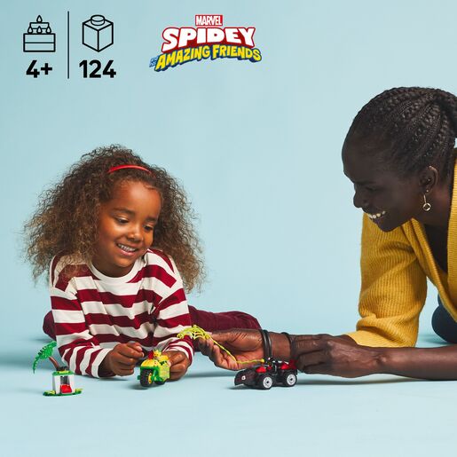 LEGO® Spidey Spin i Electro u dinosaurskim vozilima 11198