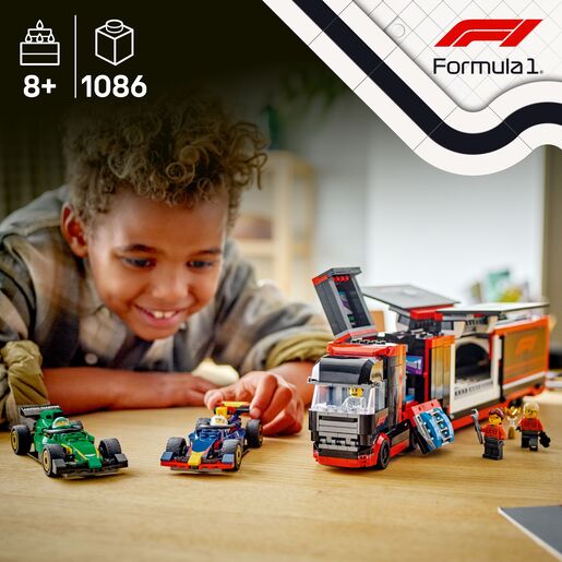 LEGO® City Kamion za F1® s autima RB20 i AMR24 za F1® 60445