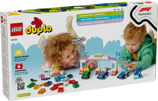 LEGO® DUPLO Town Trkaći automobili i vozači timova za F1® 10445