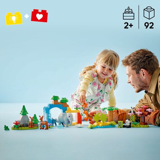 LEGO® DUPLO Town Obitelji divljih životinja 3u1 10446
