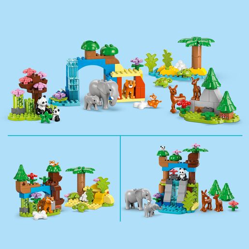 LEGO® DUPLO Town Obitelji divljih životinja 3u1 10446