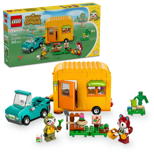 LEGO® Animal Crossing Leif s kamp-kućicom i prodavaonicom biljaka 77054