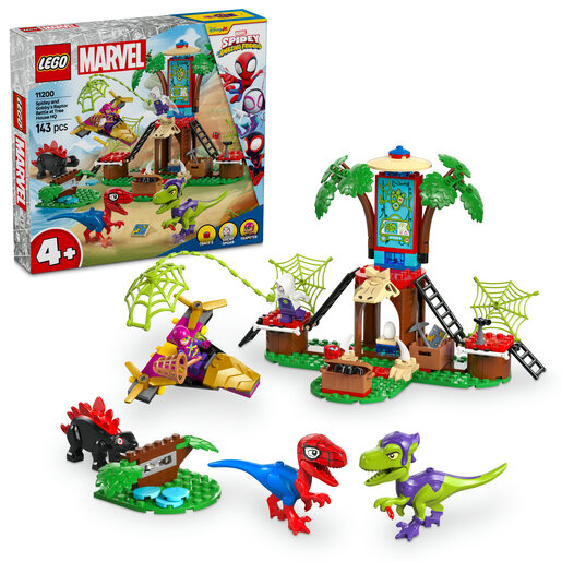 LEGO® Spidey Borba Spideyja i Gobbyjeva raptora kod kućice na drvetu 11200