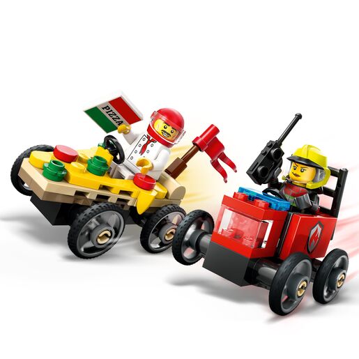 LEGO® City Auto dostavljača pizze vs. vatrogasno vozilo u utrci 60458