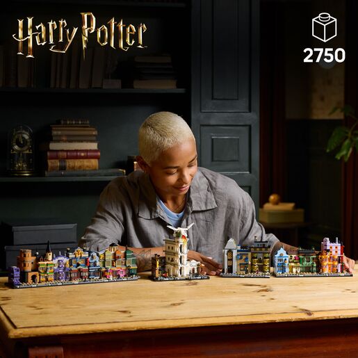LEGO® Harry Potter TM Zakutna ulica™ s čarobnjačkim trgovinama 76444