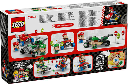 LEGO® Super Mario Mario Kart™ – Baby Mario i Baby Luigi u utrci 72034
