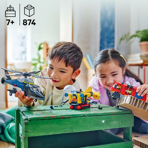 LEGO® City Helikopter, vatrogasni kamion i podmornica 60462