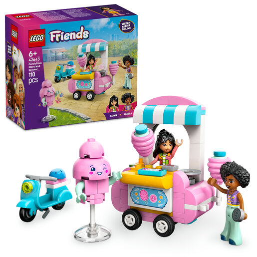 LEGO® Friends Štand sa šećernom vunom i skuter 42643