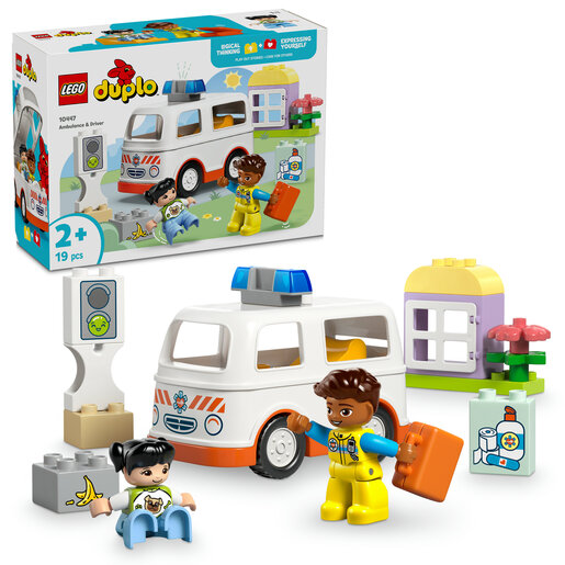 LEGO® DUPLO Town Vozilo hitne pomoći i vozač 10447