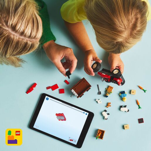 LEGO® City Crveni traktor s prikolicom i ovce 60461