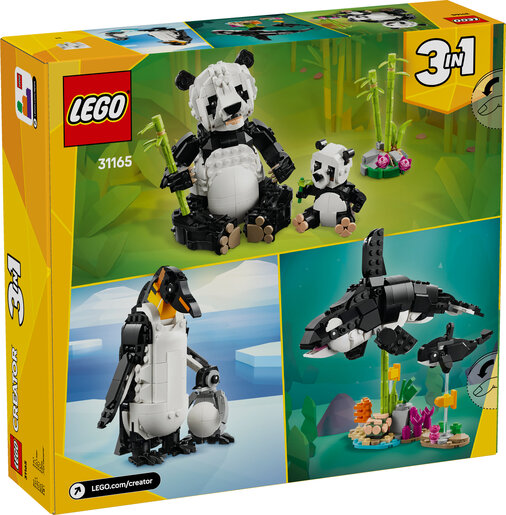 LEGO® Creator Divlje životinje: obitelj panda 31165