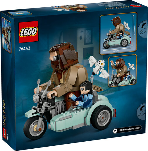 LEGO® Harry Potter TM Hagrid™ i Harry na motociklu 76443