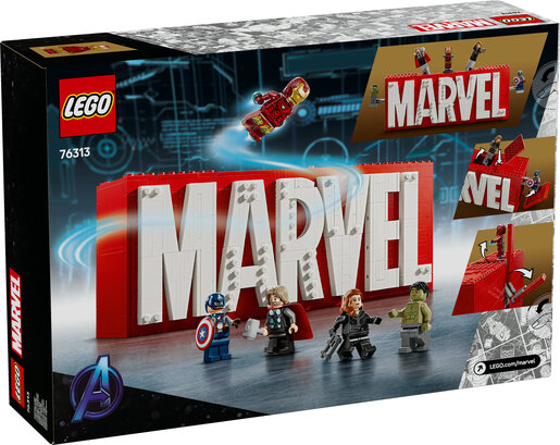 LEGO® Super Heroes Logotip MARVEL i figurice 76313