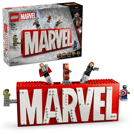 LEGO® Super Heroes Logotip MARVEL i figurice 76313