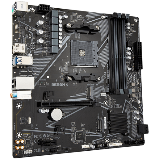 Matična ploča Gigabyte B550M, AMD B550, AM4, mATX