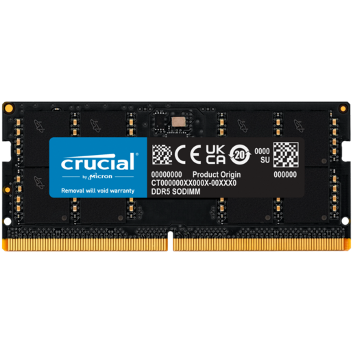 Memorija Crucial 48GB DDR5 5600MHz, SODIMM (CT48G56C46S5)