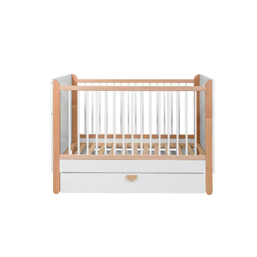 Bellamy kinderbet / krevetić Ratata 120x60 cm, bijeli/ bukva