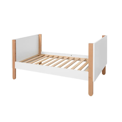 Bellamy kinderbet / krevetić Ratata 120x60 cm, bijeli/ bukva