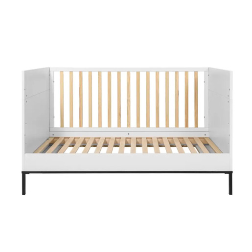 Bellamy kinderbet / krevetić Lumi 140x70 cm, bijeli/bukva